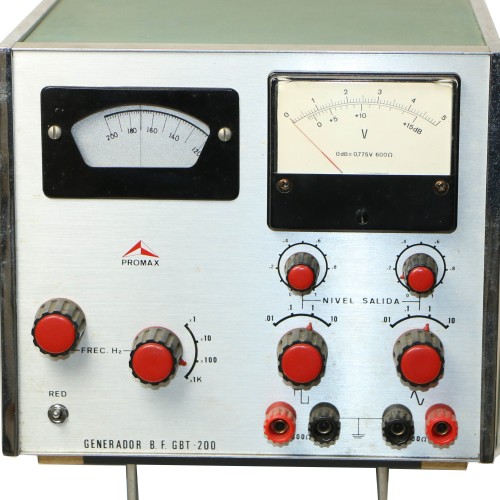 Generador de frecuencias cuadradas y redondas Promax, mod. B. F. GBT-200 (3213036)